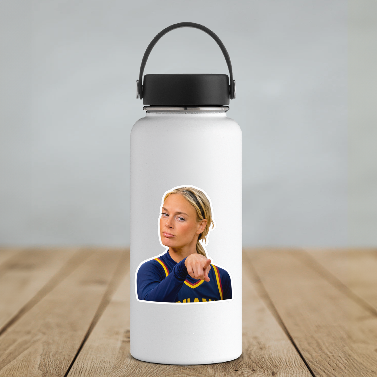 Sophie Cunningham Pointing Basketball Sticker