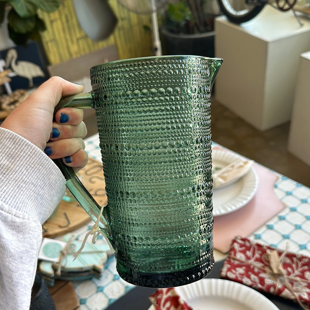 Hobnail Beaded Pitcher