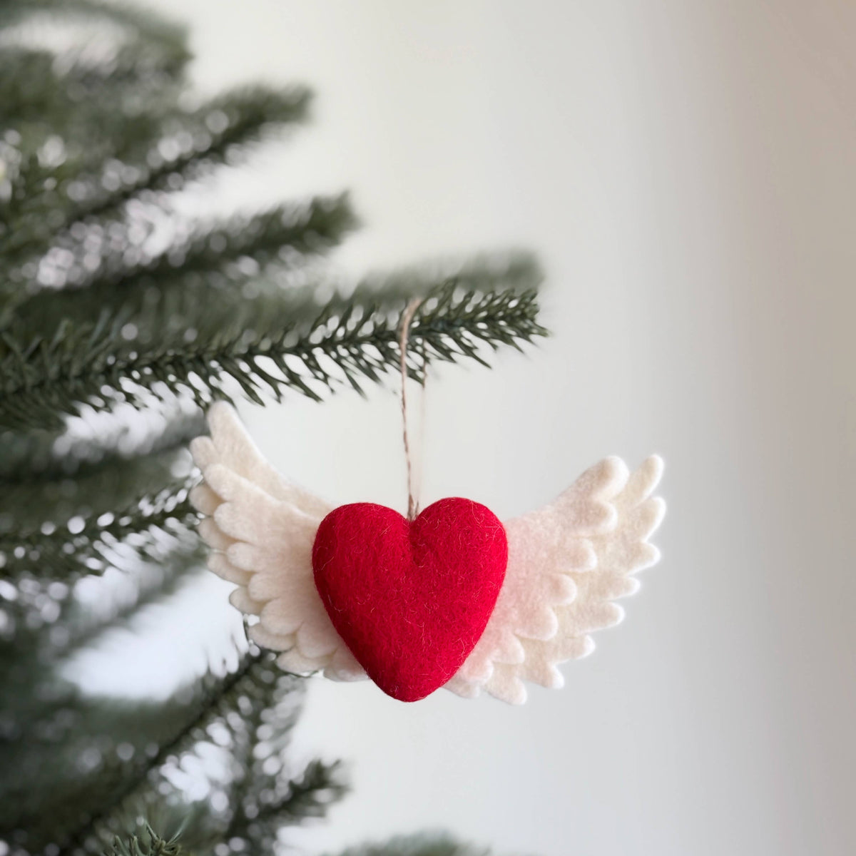 Felt Love Wing Ornament