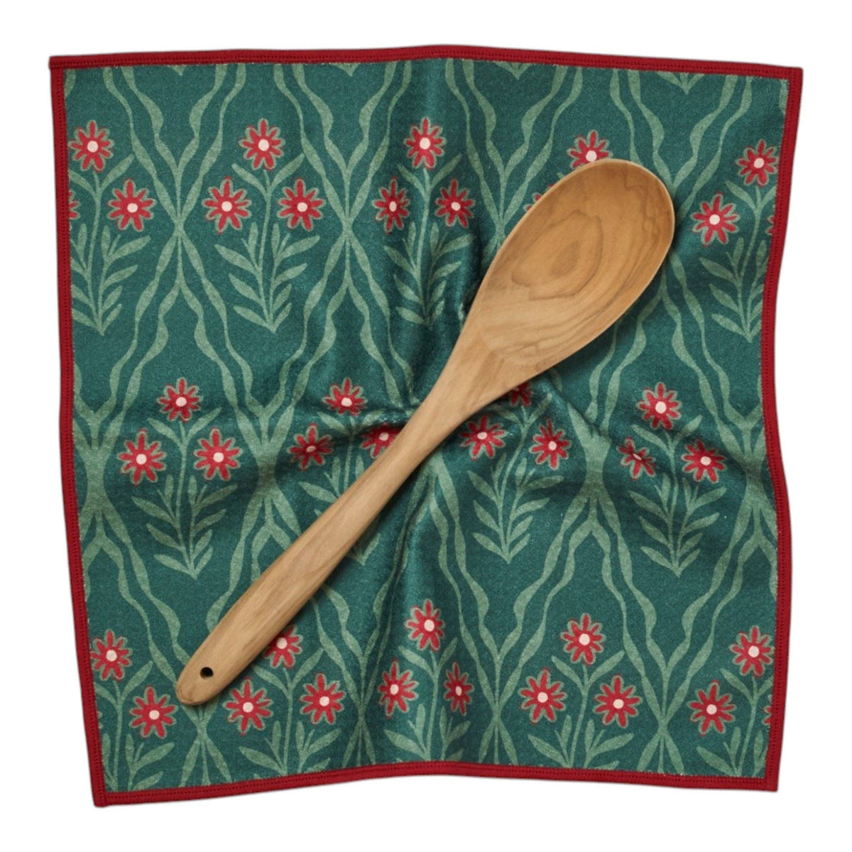 Mighty Mini Towel Reversible, Set of 2 - Jen Owens Freya: Earth Green