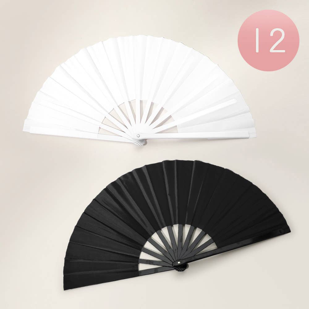 Colorful Folding Line Dance Hand Fan