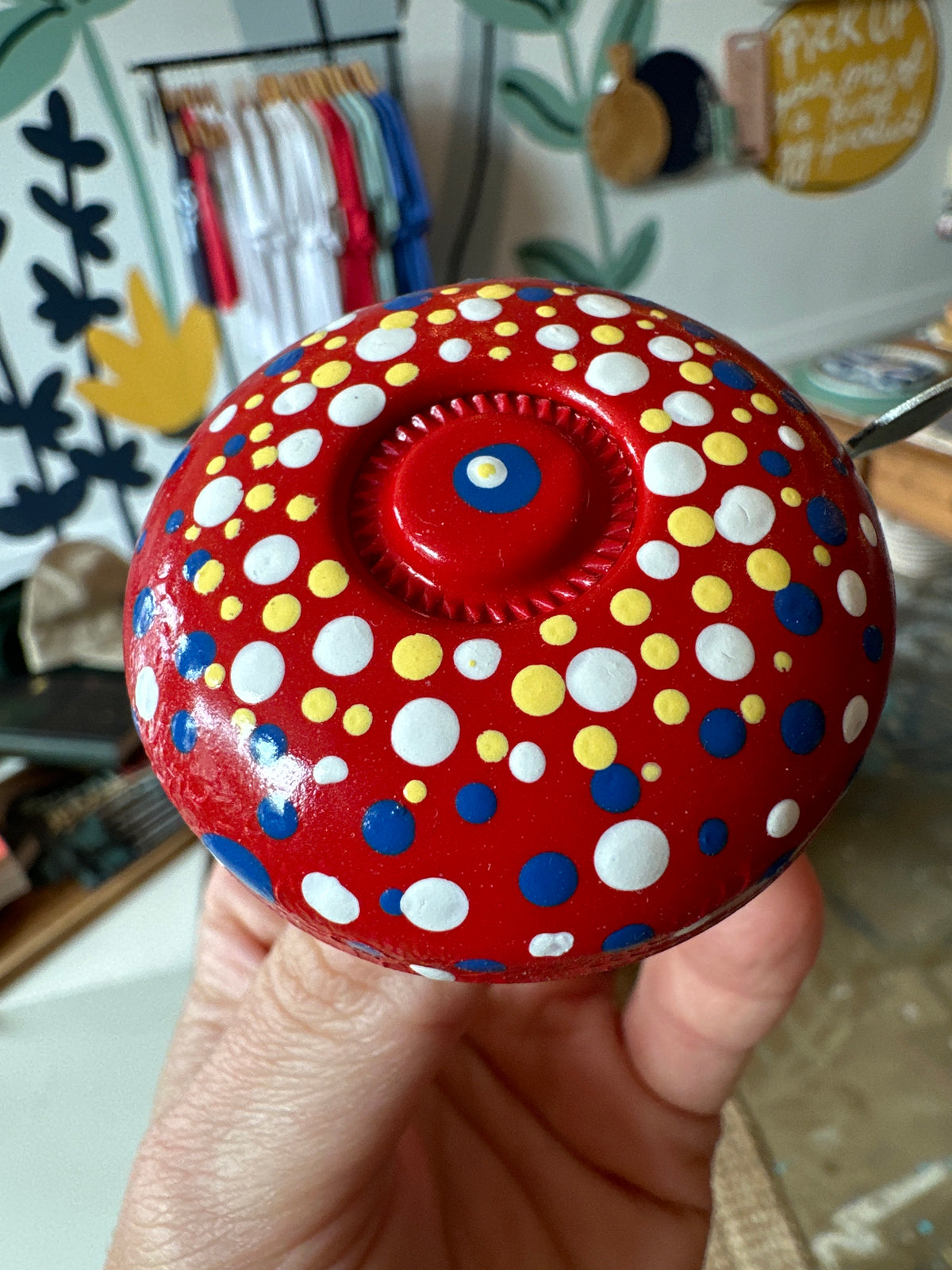 Handpainted One of a Kind Bike Bell