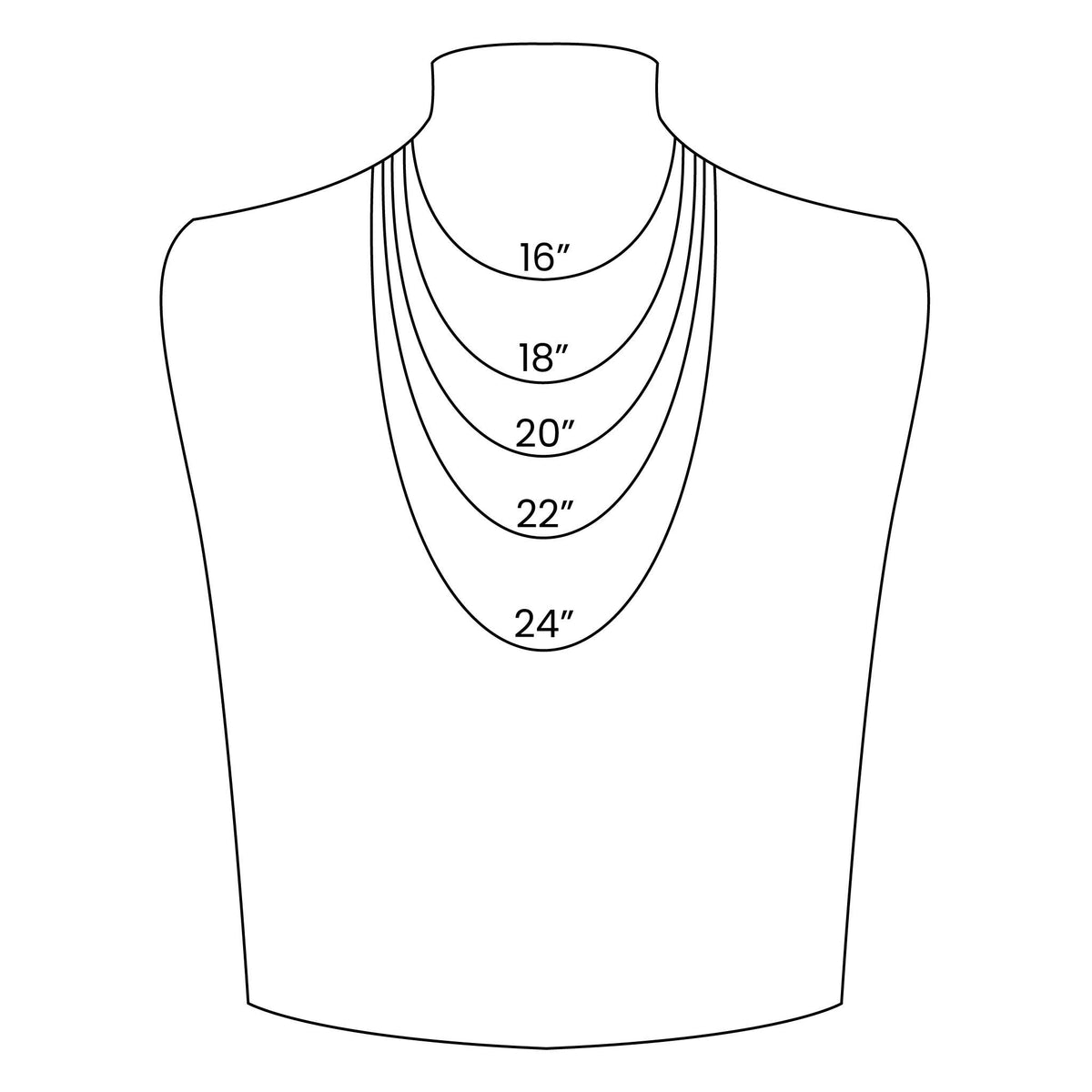 Gold 16&quot; Stainless Steel Loop Chain Necklace