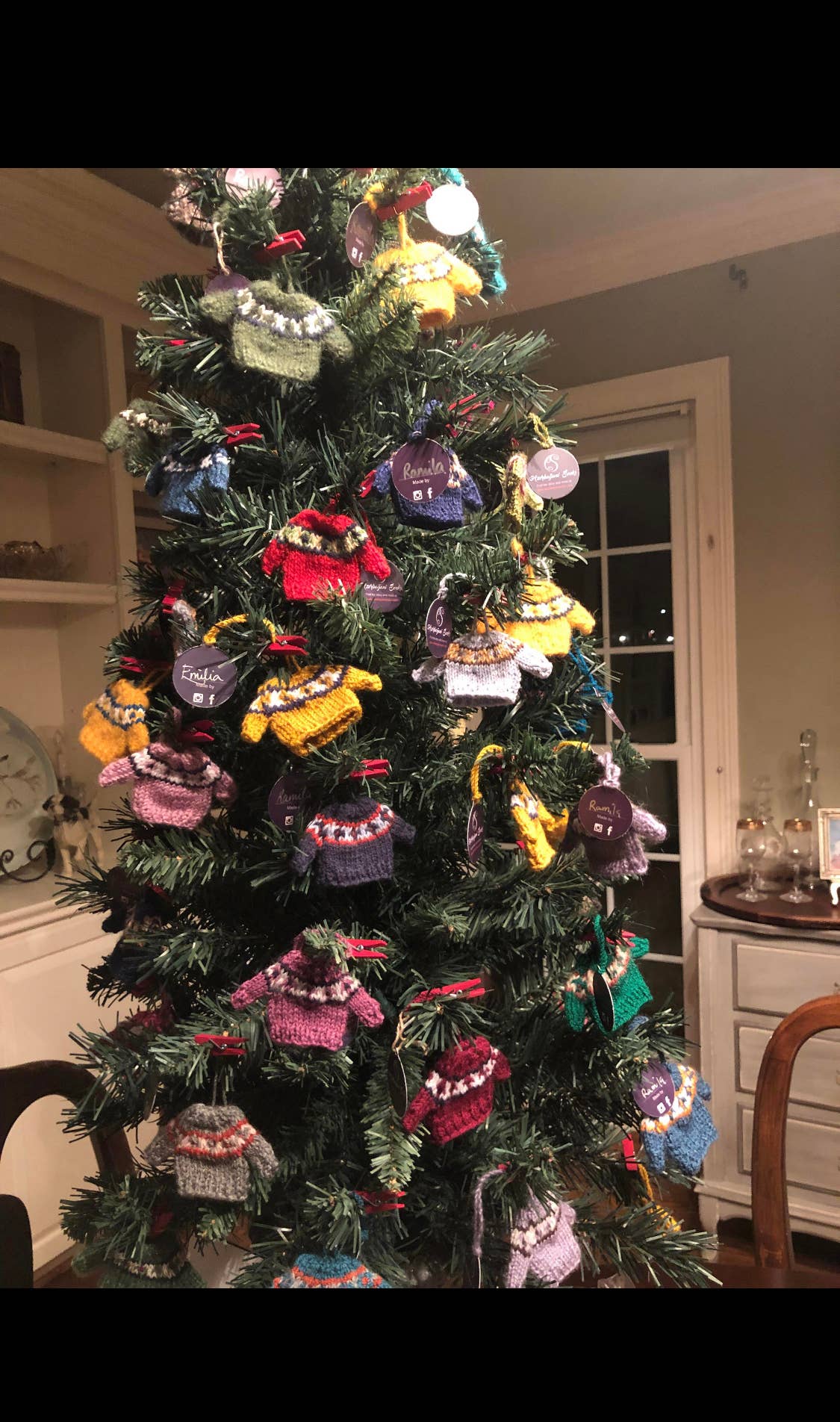 Azerbaijani Mini Sweater Ornaments