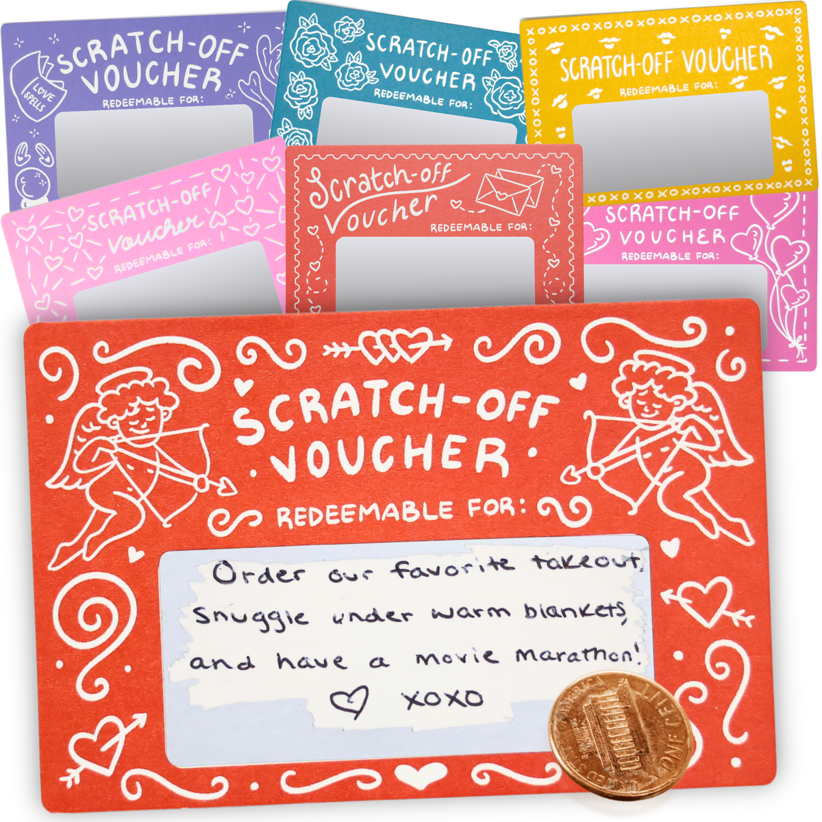 Mini Date Night Shenanigans - Scratch-Off DIY Love Vouchers