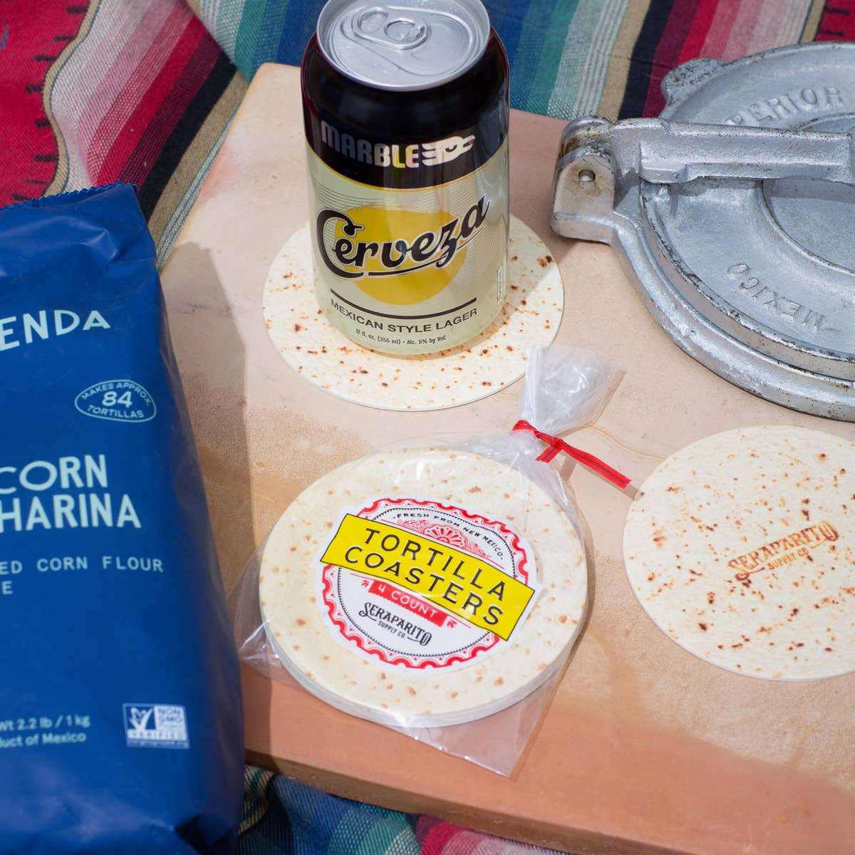 Seraparito Supply Co. - Tortilla Coasters