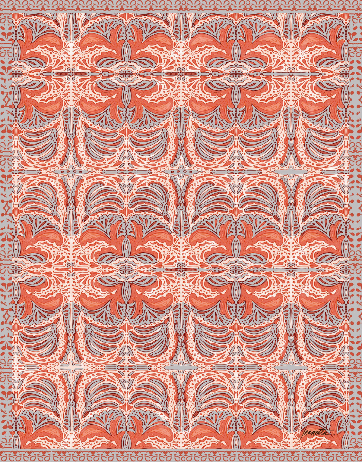 KEVA and Created By - Double Sided Nadya Tea Towel