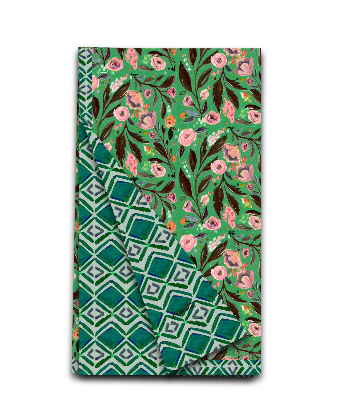 KEVA Style and Created By - Double Sided Nellie Jean Tea Towel