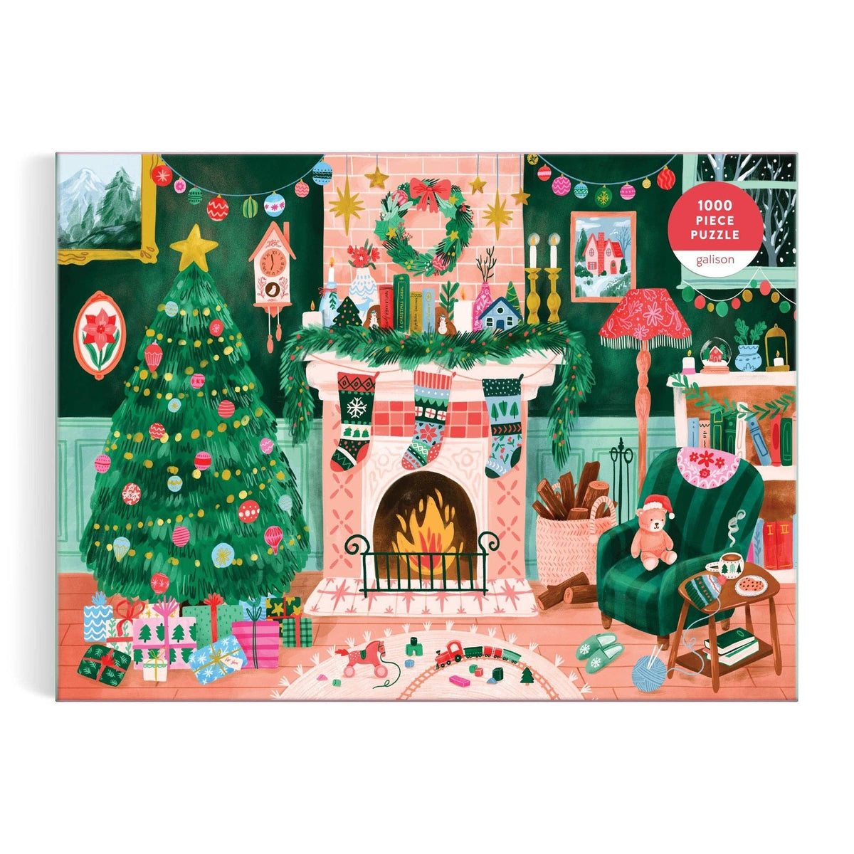 Chronicle Books - Cozy by the Fireplace 1000 Piece Puzzle