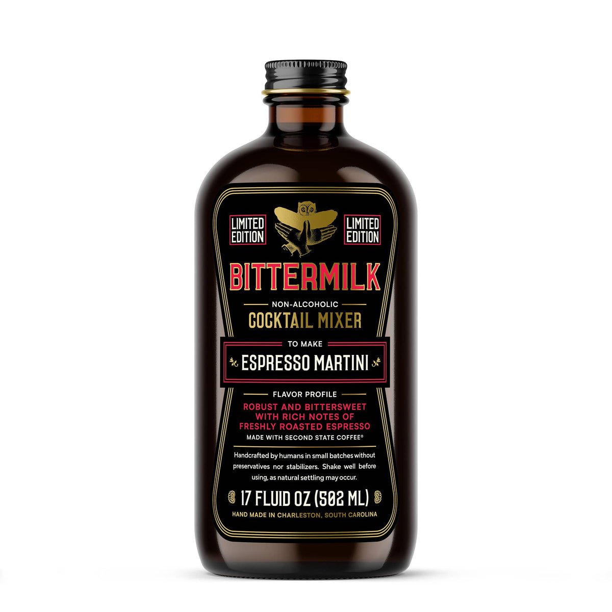 Bittermilk Bottling Co. - Espresso Martini cocktail mixer