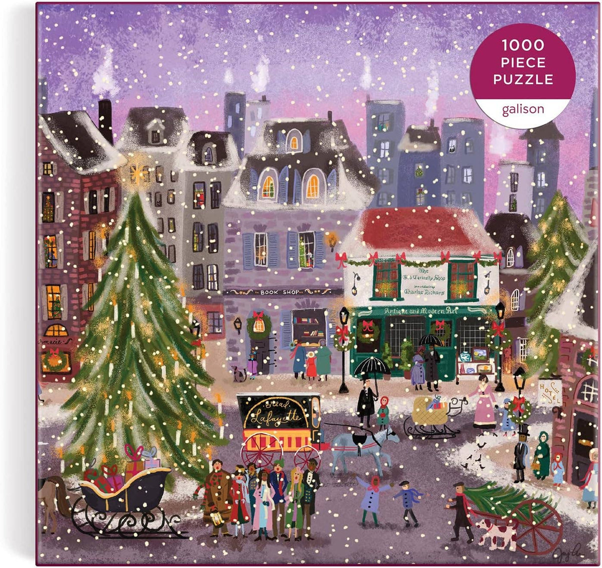 Joy Laforme Christmas Square 1000 Piece Puzzle