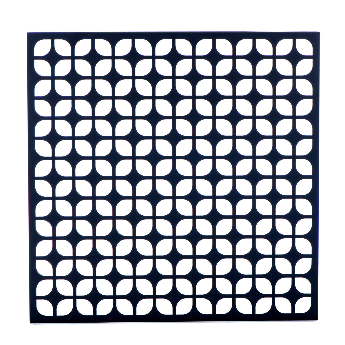 Breeze Block Metal Wall Art/Magnet Board 15.5" Square-Black