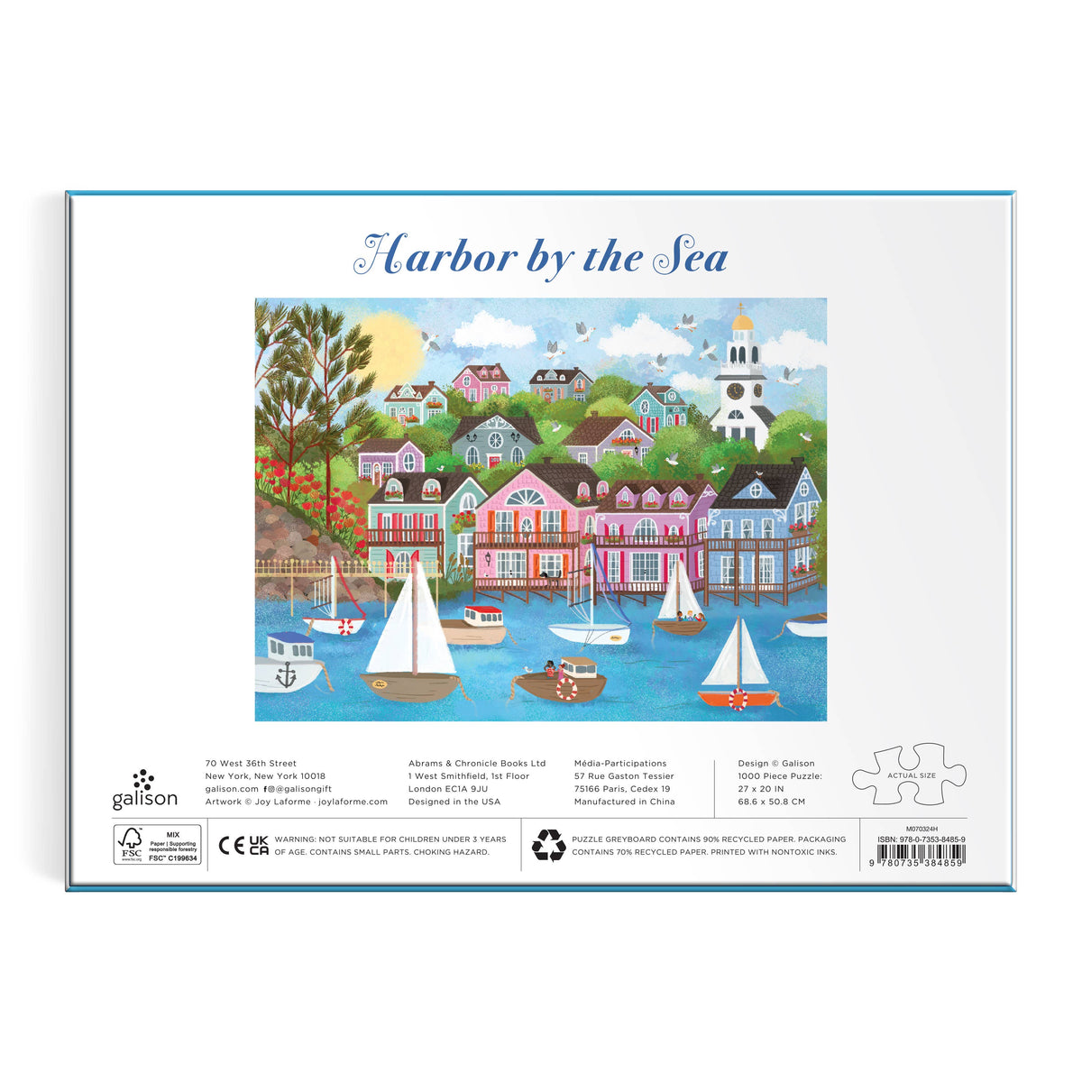 Joy Laforme Harbor by the Sea 1000 Piece Puzzle