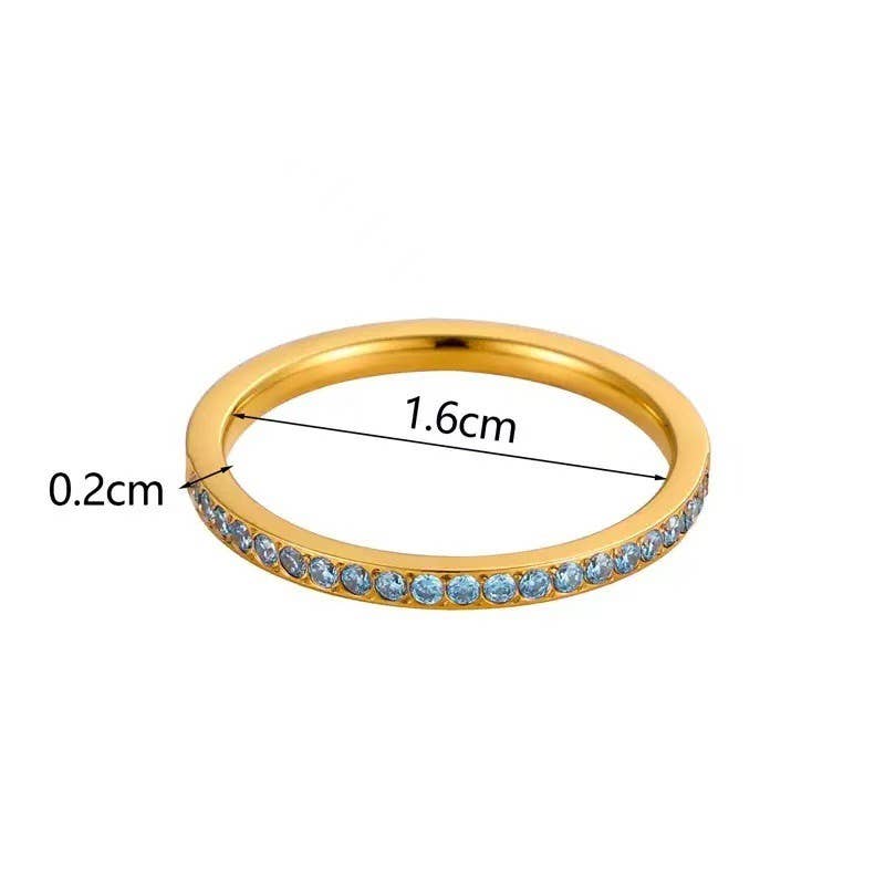 Band Ring, Blue