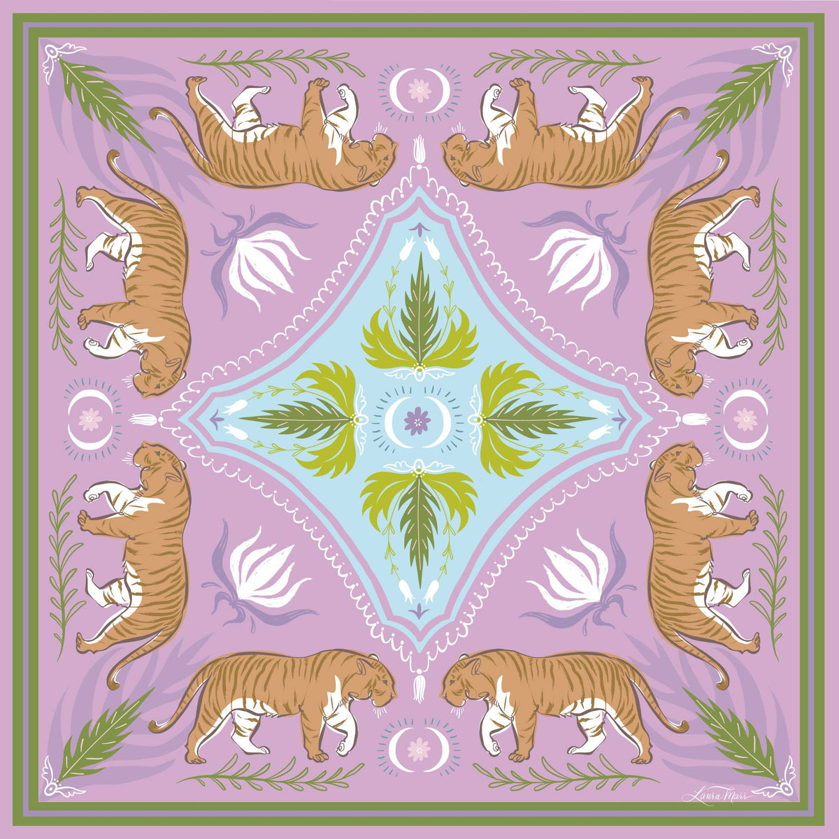 KEVA Style and Created By - Moon Tiger Bandana Scarf
