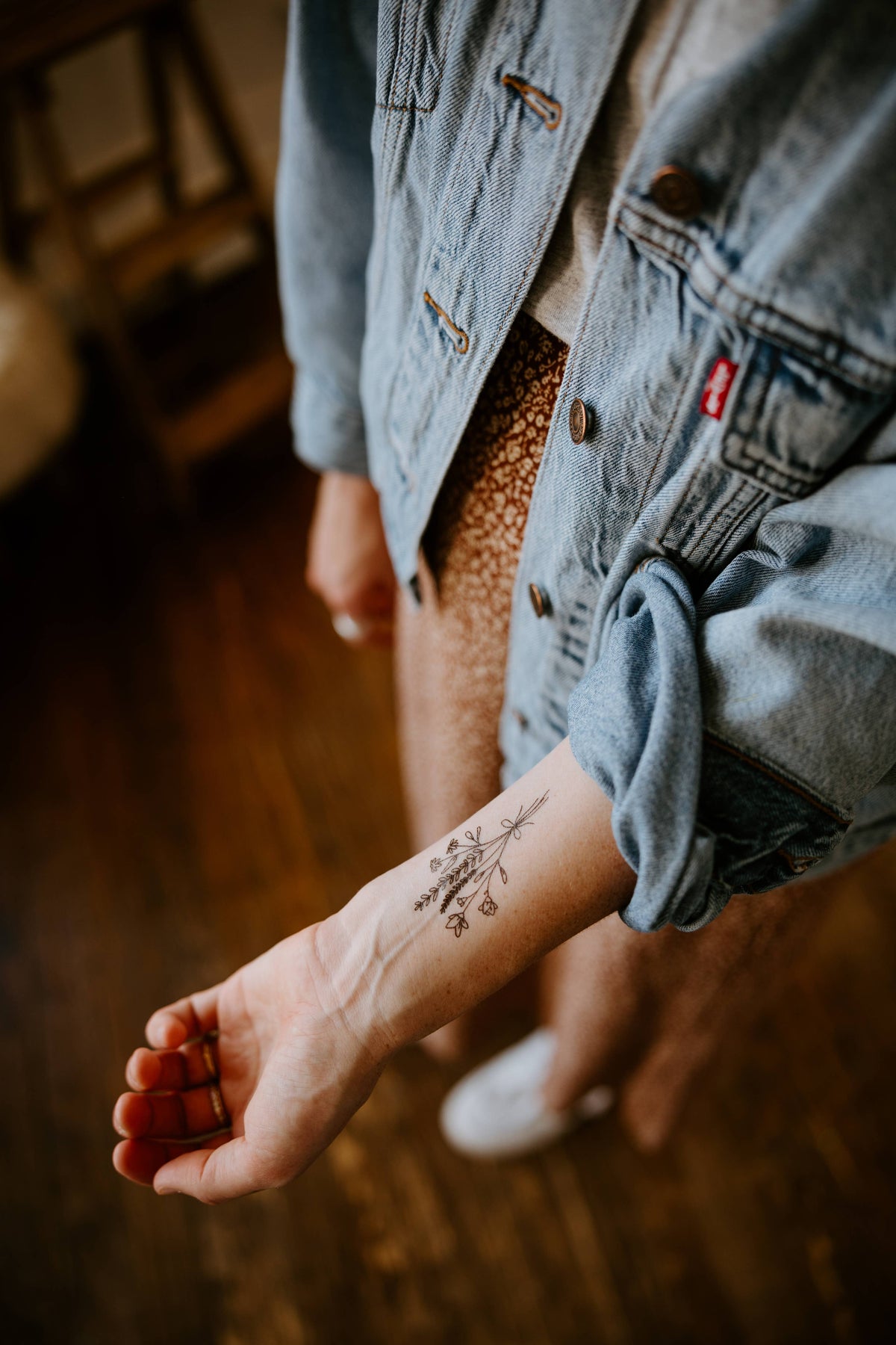 Garden Stems Temporary Tattoos