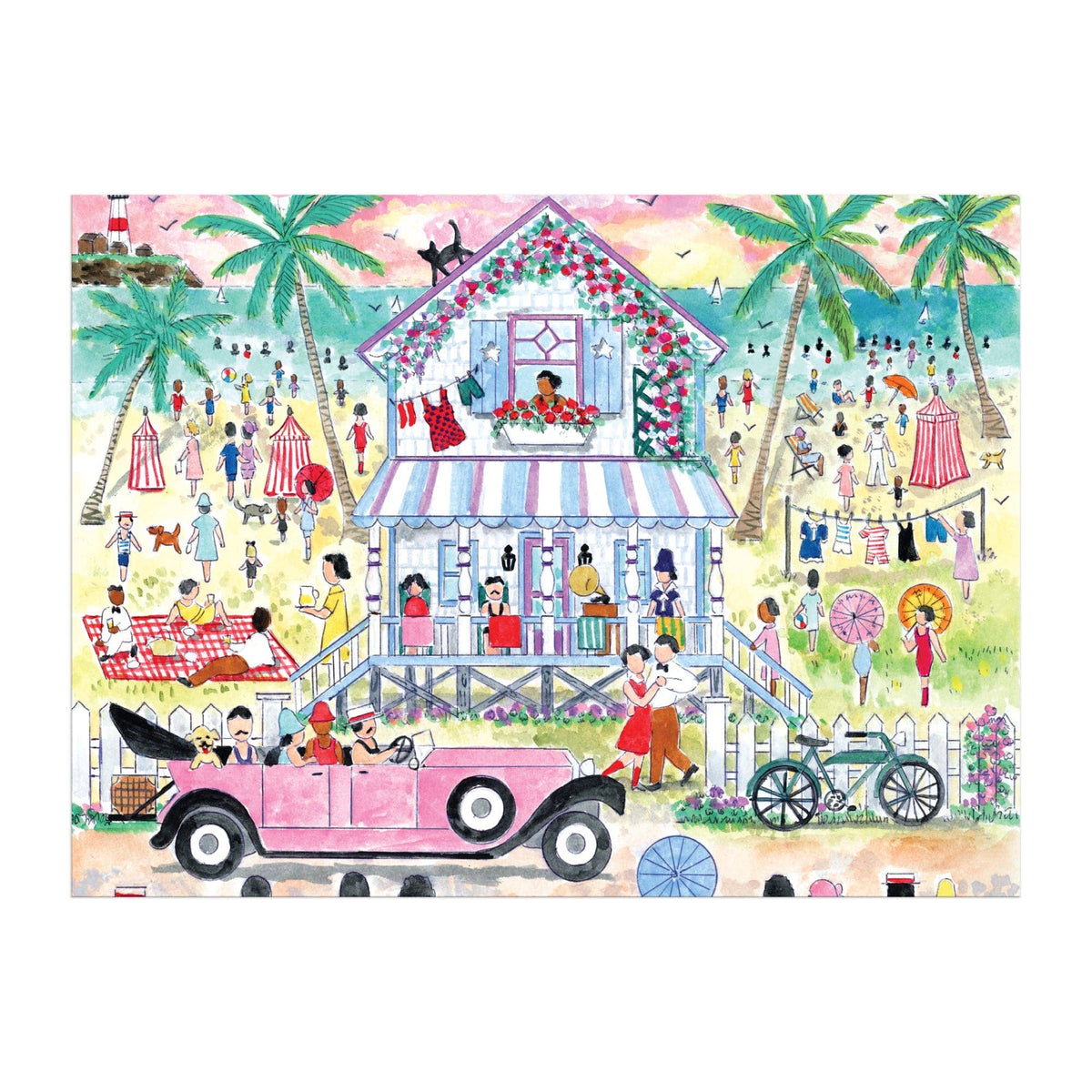 Michael Storrings Roaring 20s Beach House 1000 Piece Puzzle