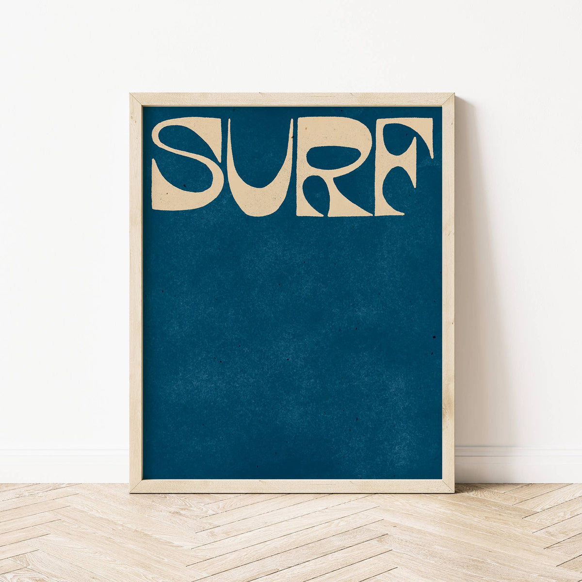 Mid Tide Design - Vintage Surf | Surf Art Print: 12”x16”