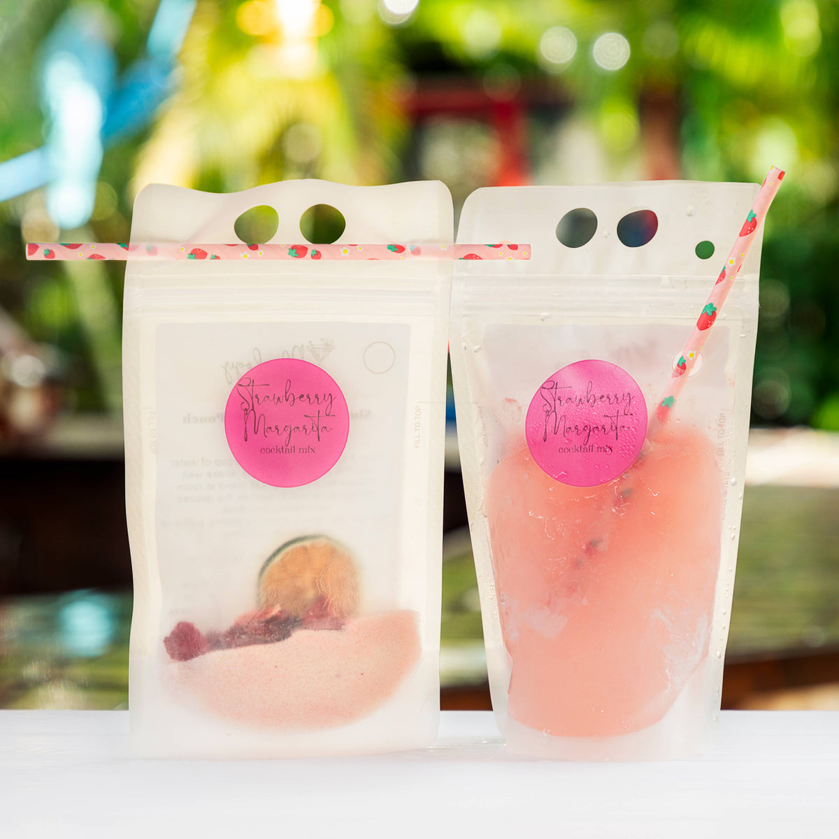 Adult Capri Sun! Slushie Cocktail Pouches: Piña Colada