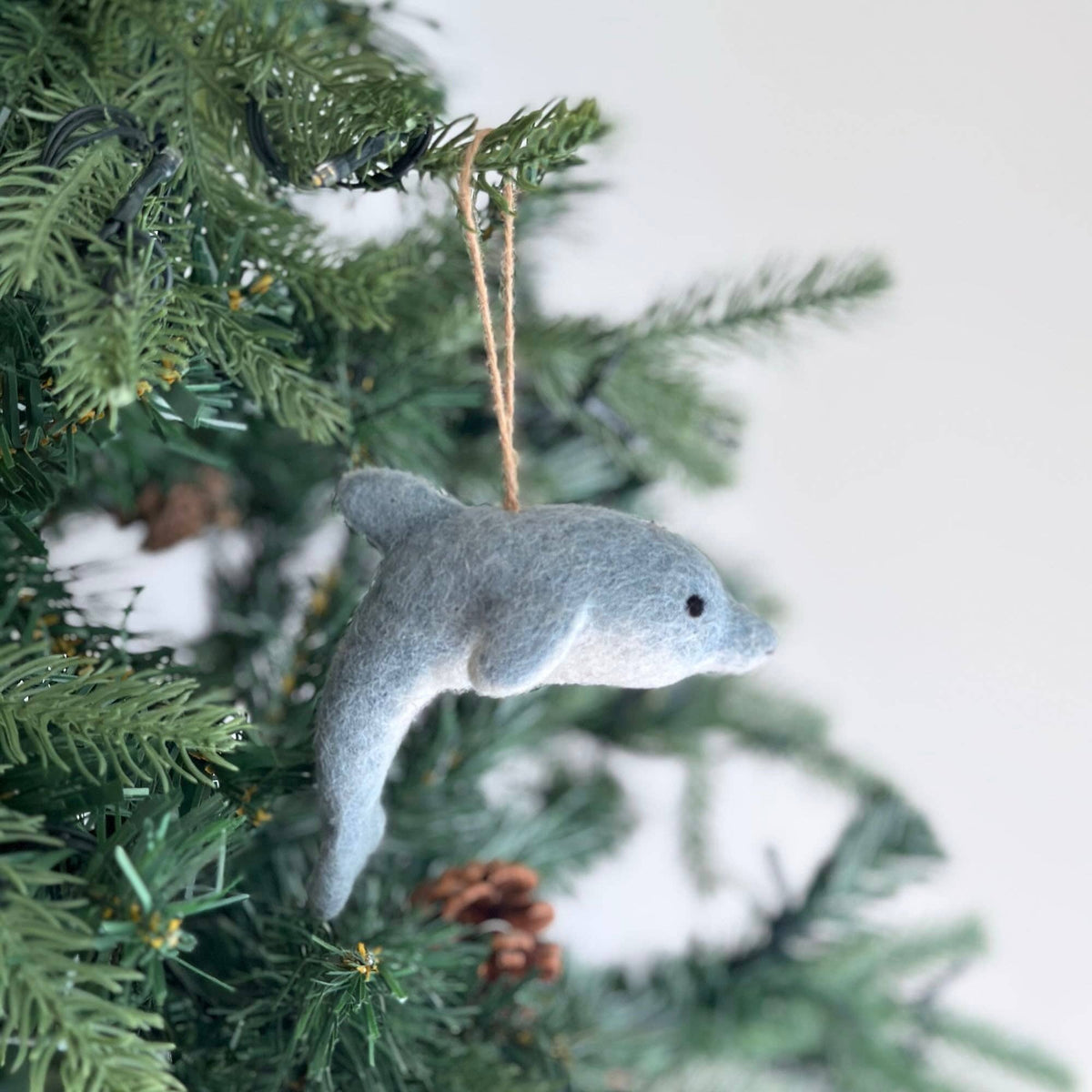 Felt Dolphin Ornament