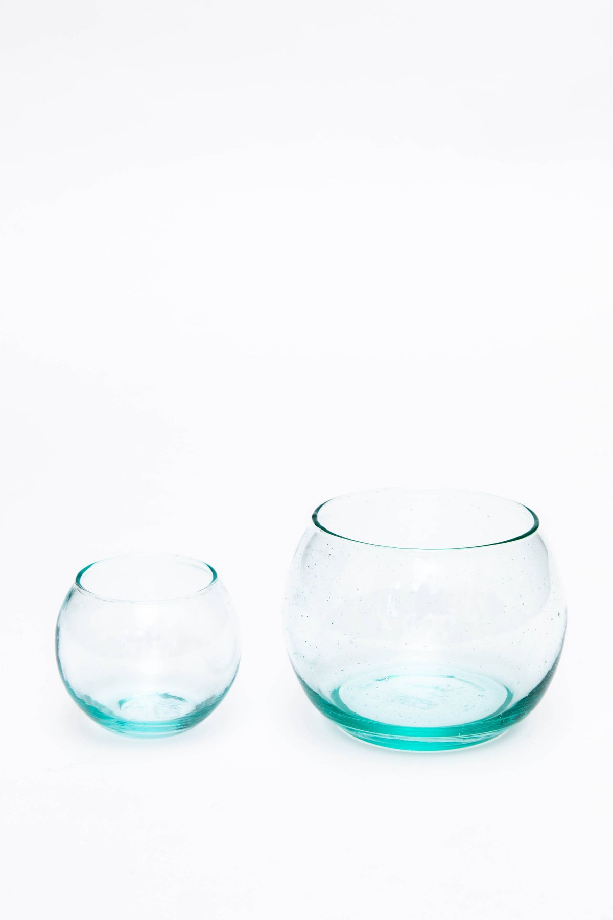 Large Round Glasses, Set of 2