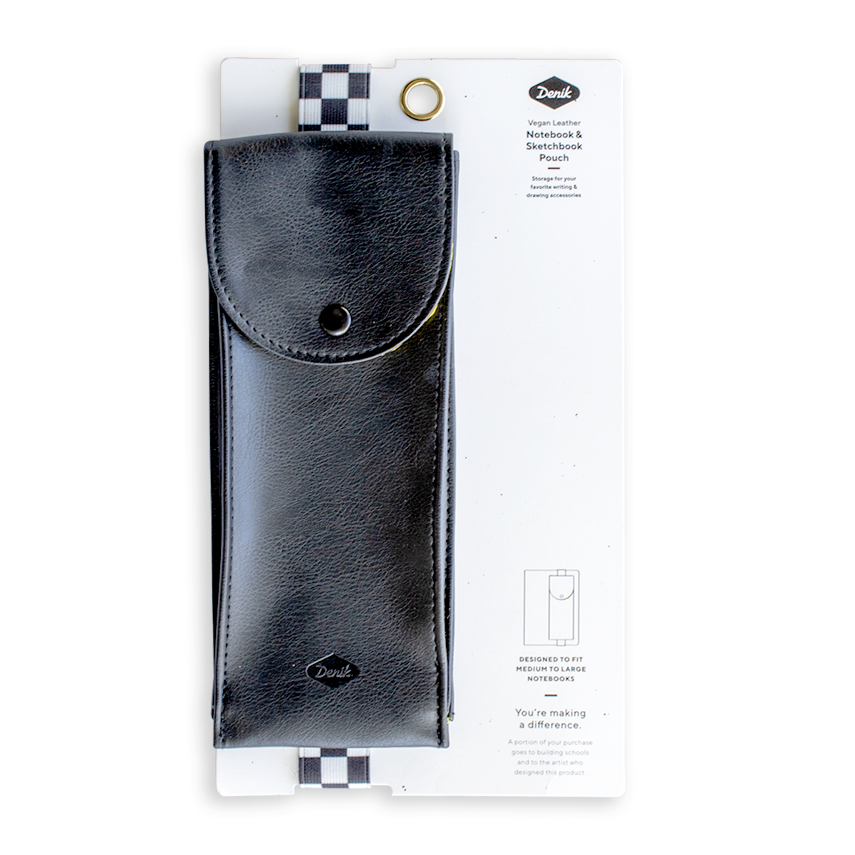 Denik - Checkers Notebook/Sketchbook Pouch