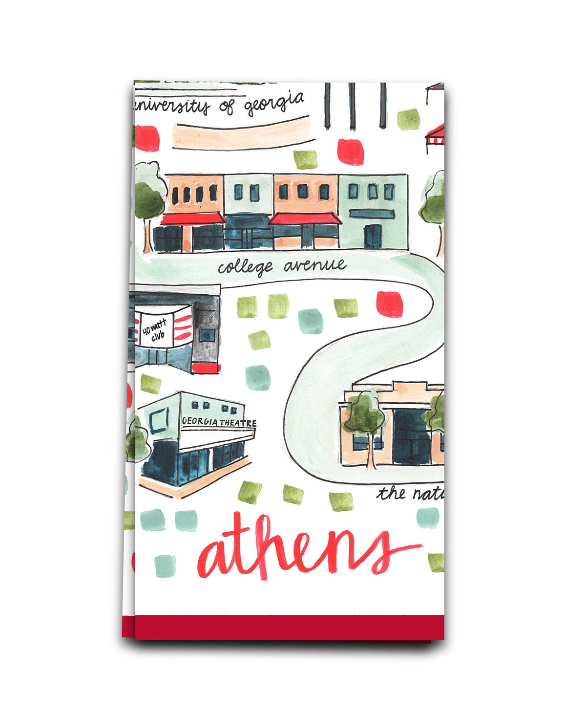 KEVA Style and Created By - Double Sided Athens Tea Towel