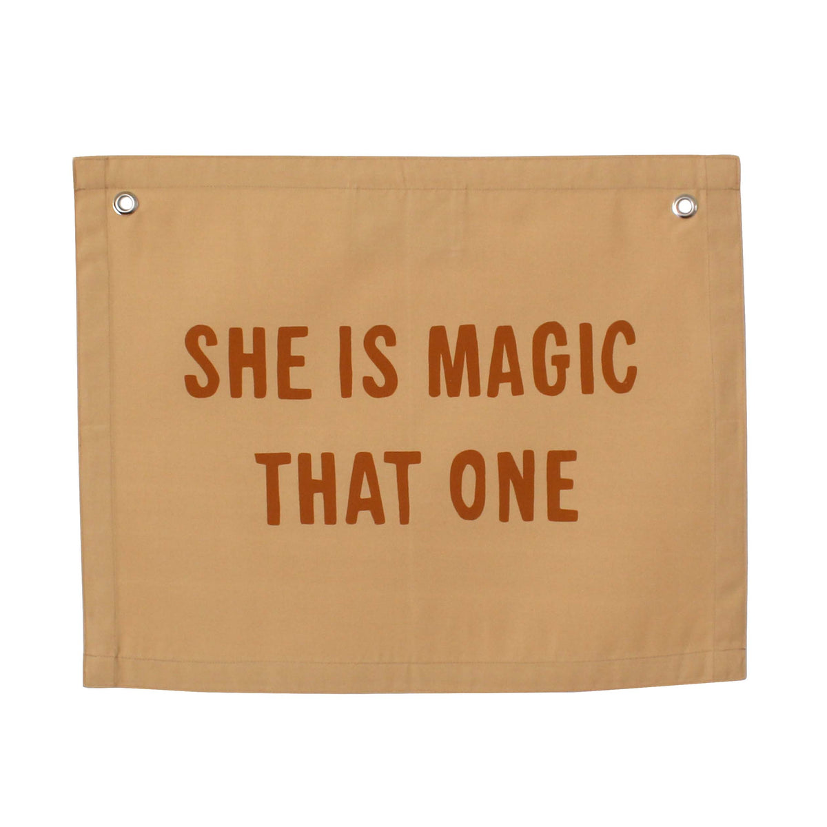 She is Magic Canvas Banner, Peach