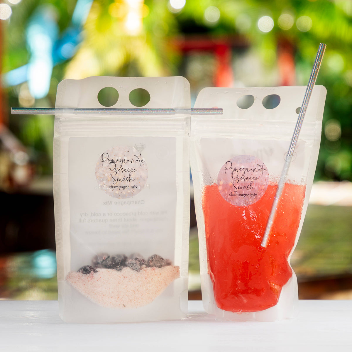 Adult Capri Sun! Slushie Cocktail Pouches: Piña Colada