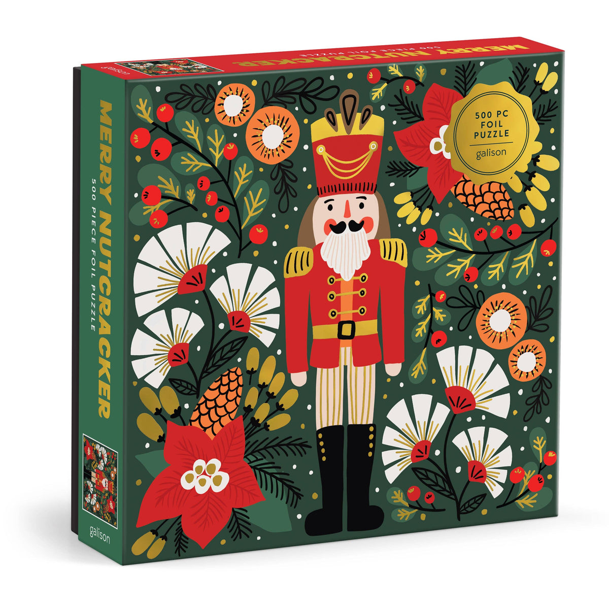 Chronicle Books - Merry Nutcracker 500 Piece Foil Puzzle