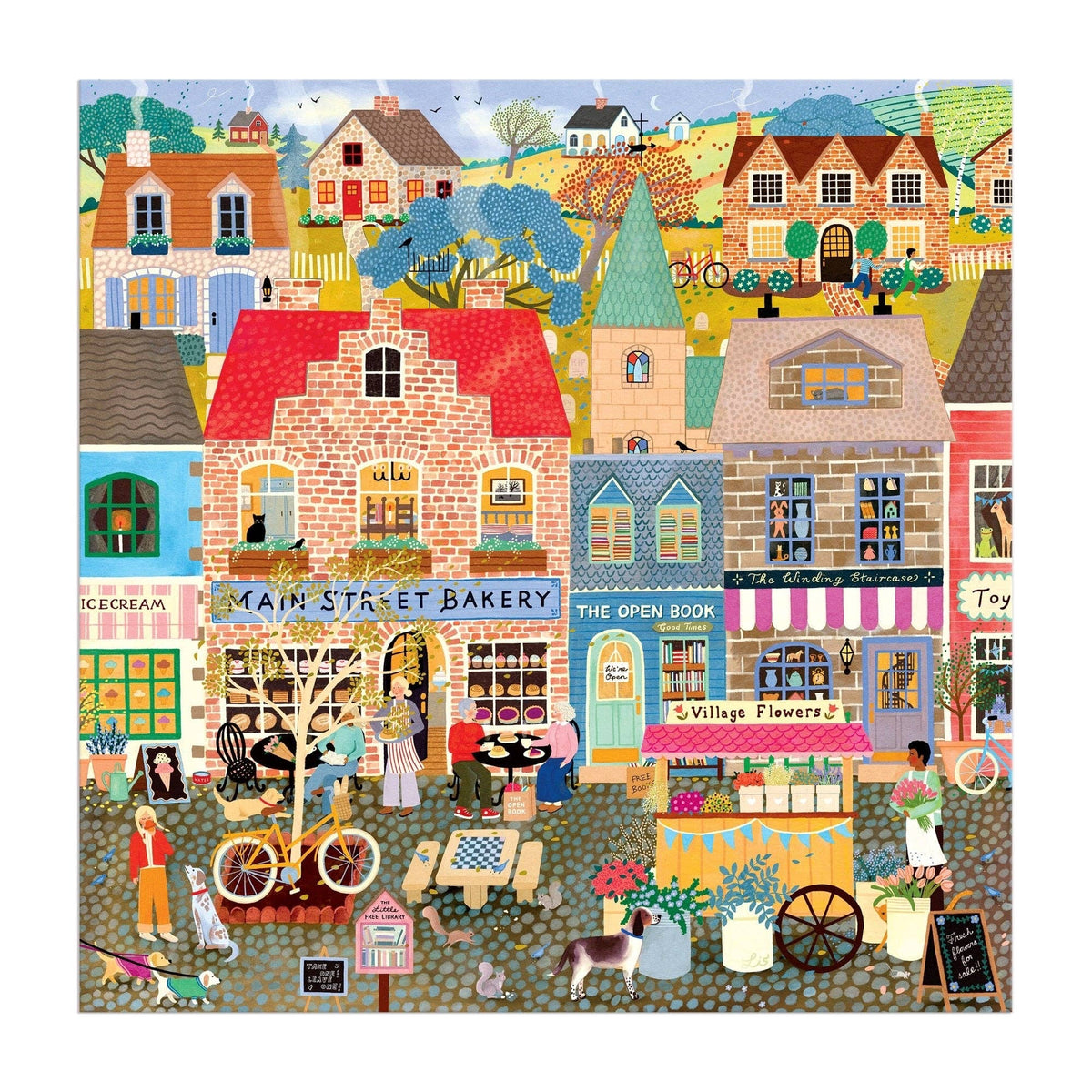 Main Street Morning 300 Piece Puzzle