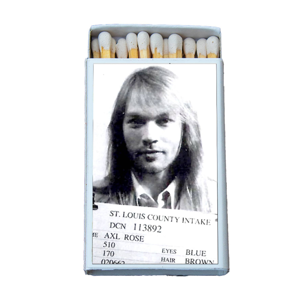 Most Amazing - Matches • Celebrity Mug Shot • Home Decor for Candles