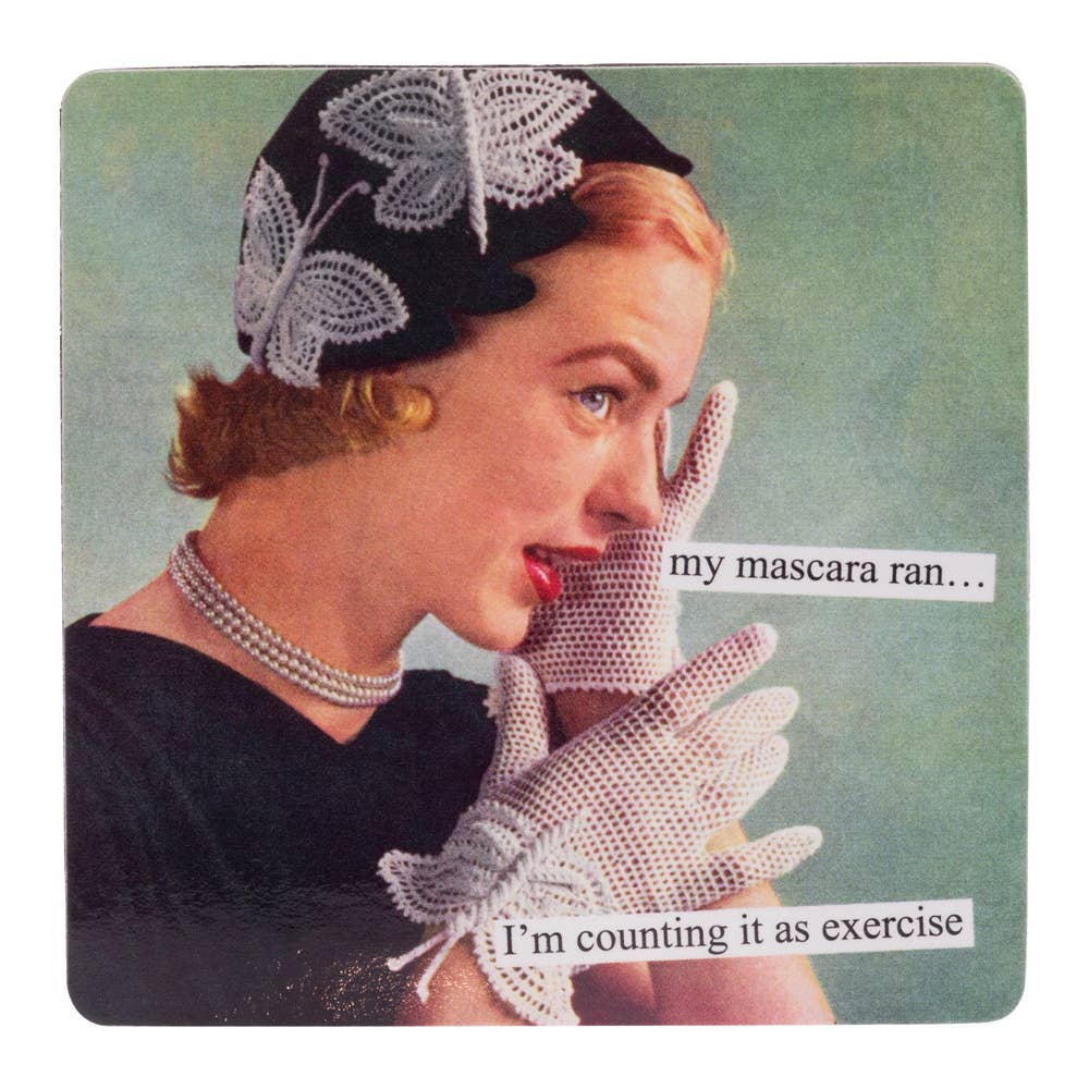 Fridge Magnet 3 3/8" Mascara Anne Taintor
