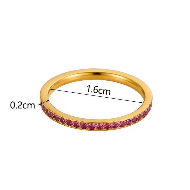 Band Ring, Pink