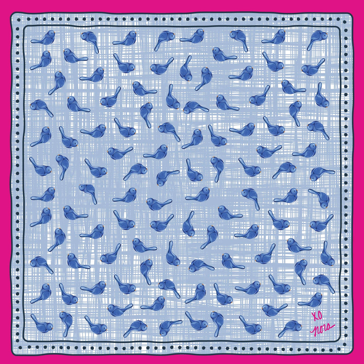 KEVA Style and Created By - Blue Bird of Happiness Bandana Scarf