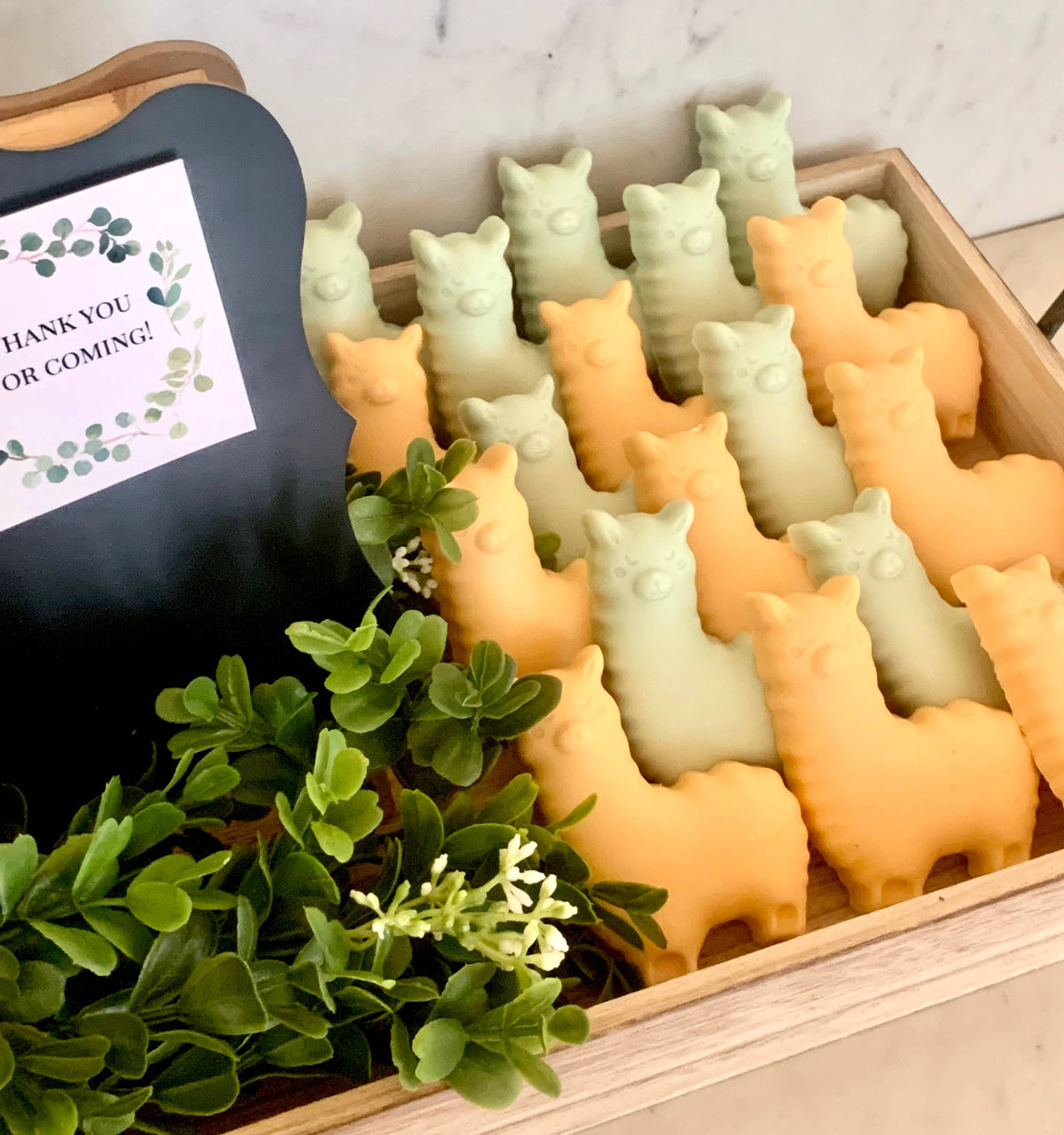 Llama Soap: Honey Shea, Light Green