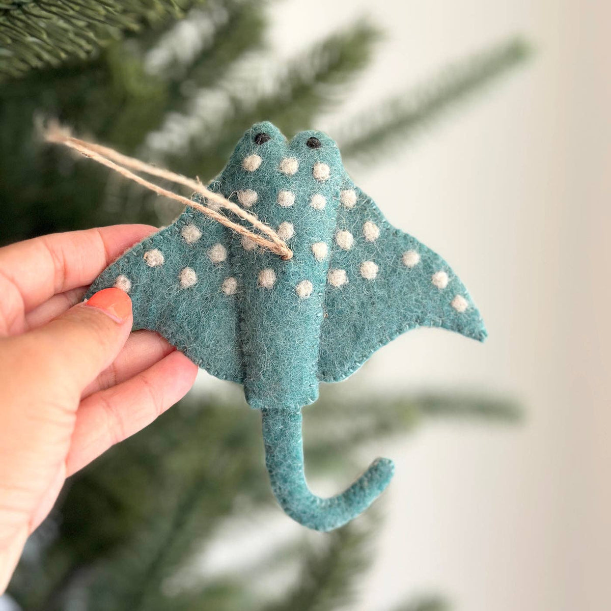 Felt Stingray Ornament