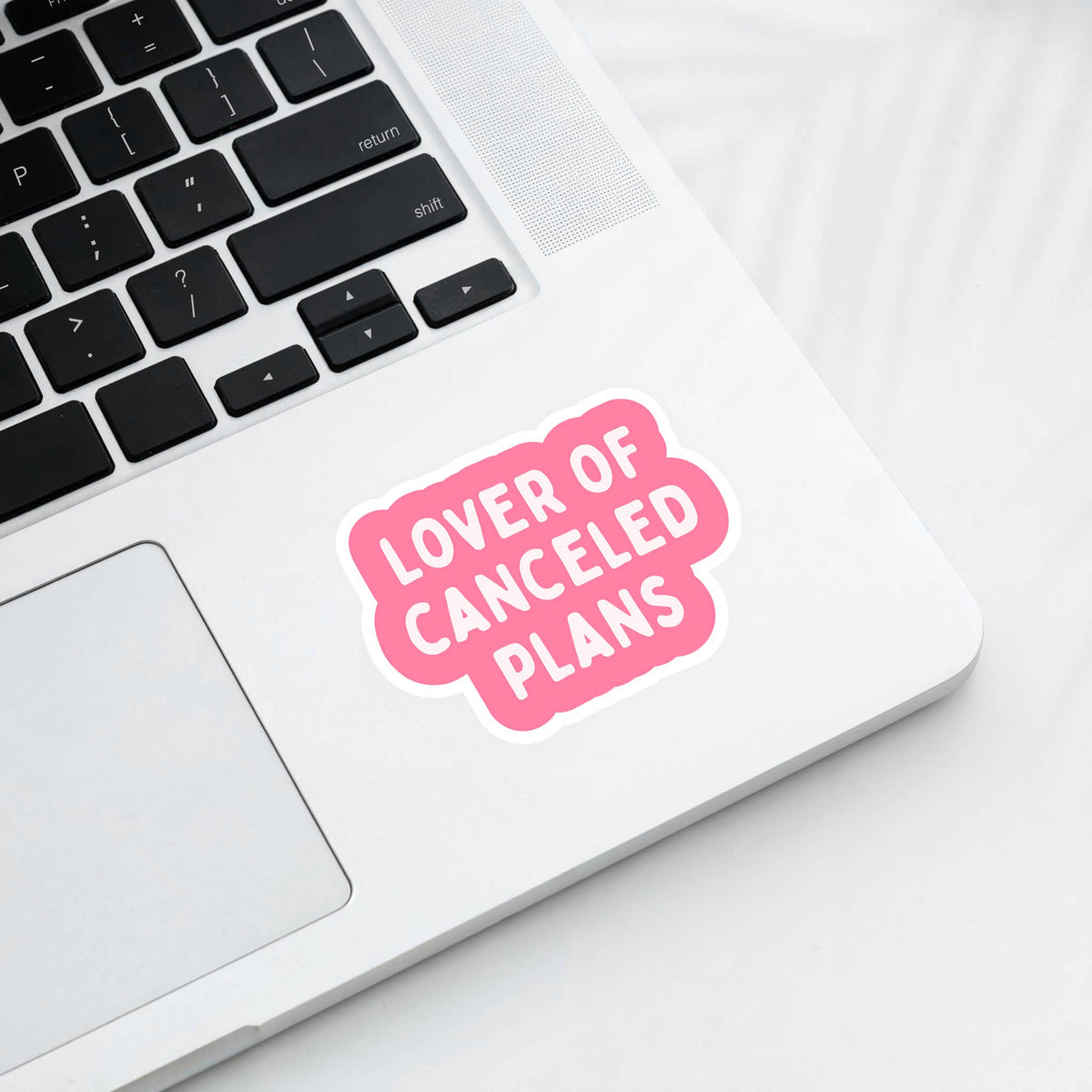 Funny Stickers- Lover of Canceled Plans