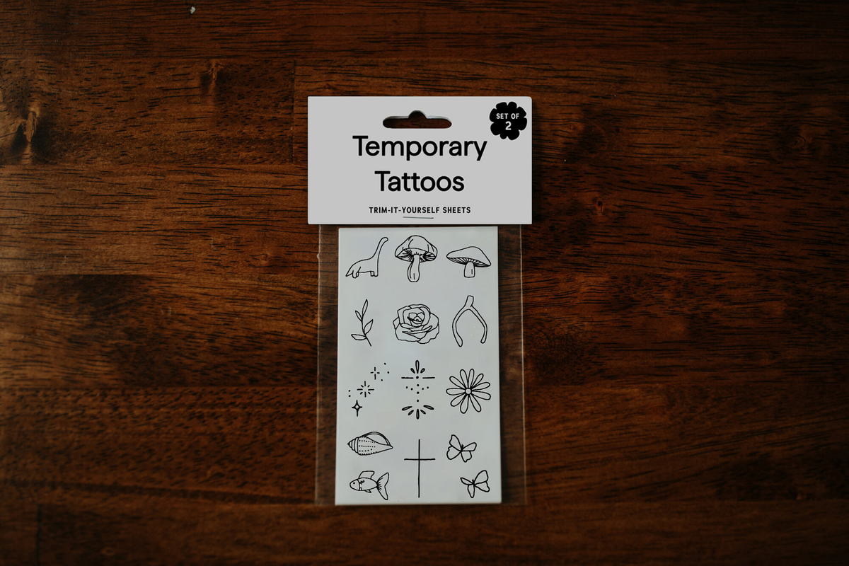 Saint Tattoos - Flash Temporary Tattoos: Yellow