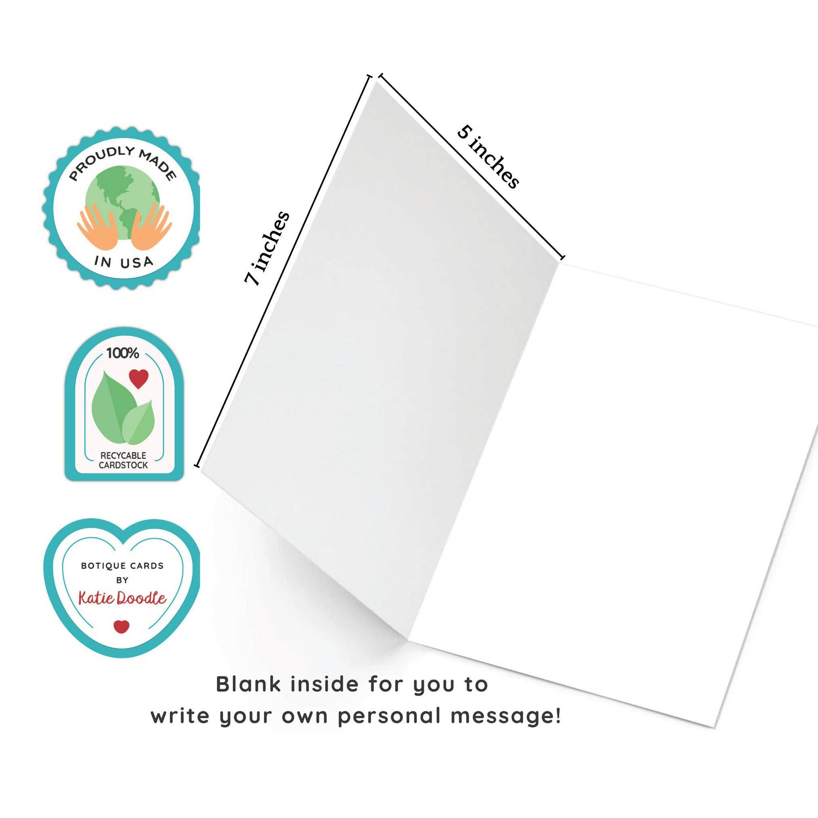 Birthday card with vintage photo of two women and humorous text on a white background.
