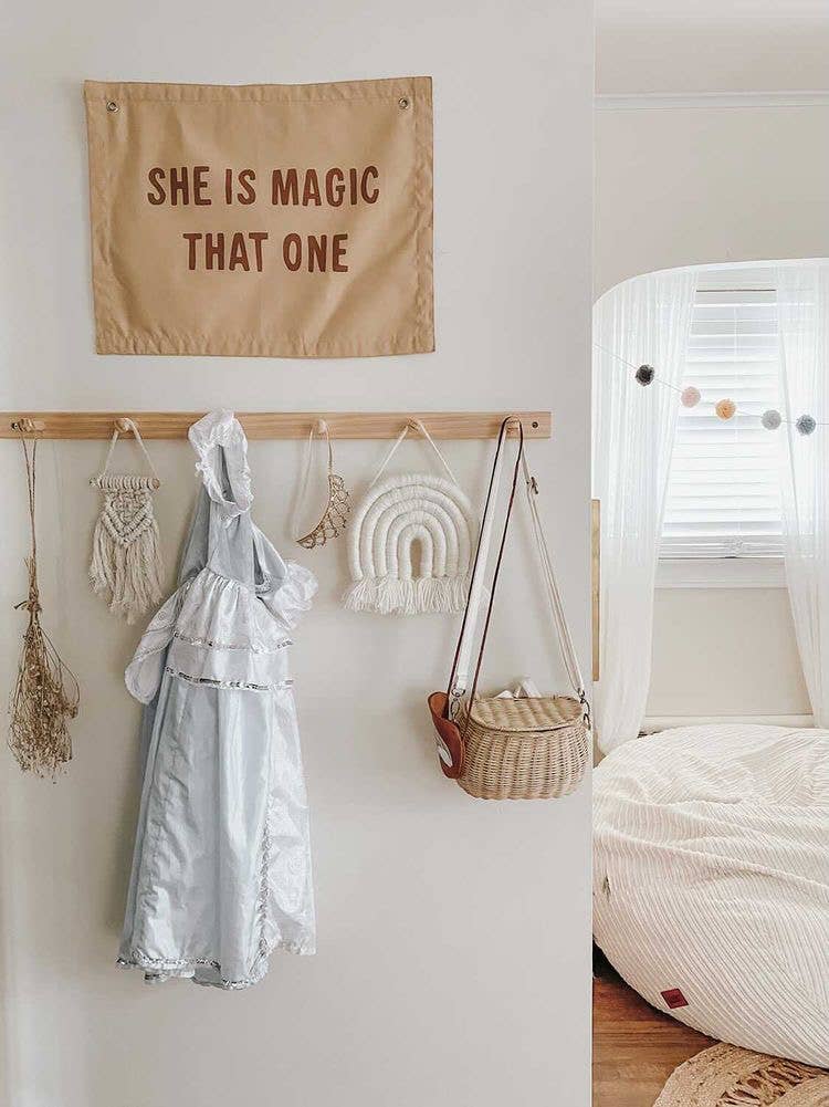 She is Magic Canvas Banner, Peach