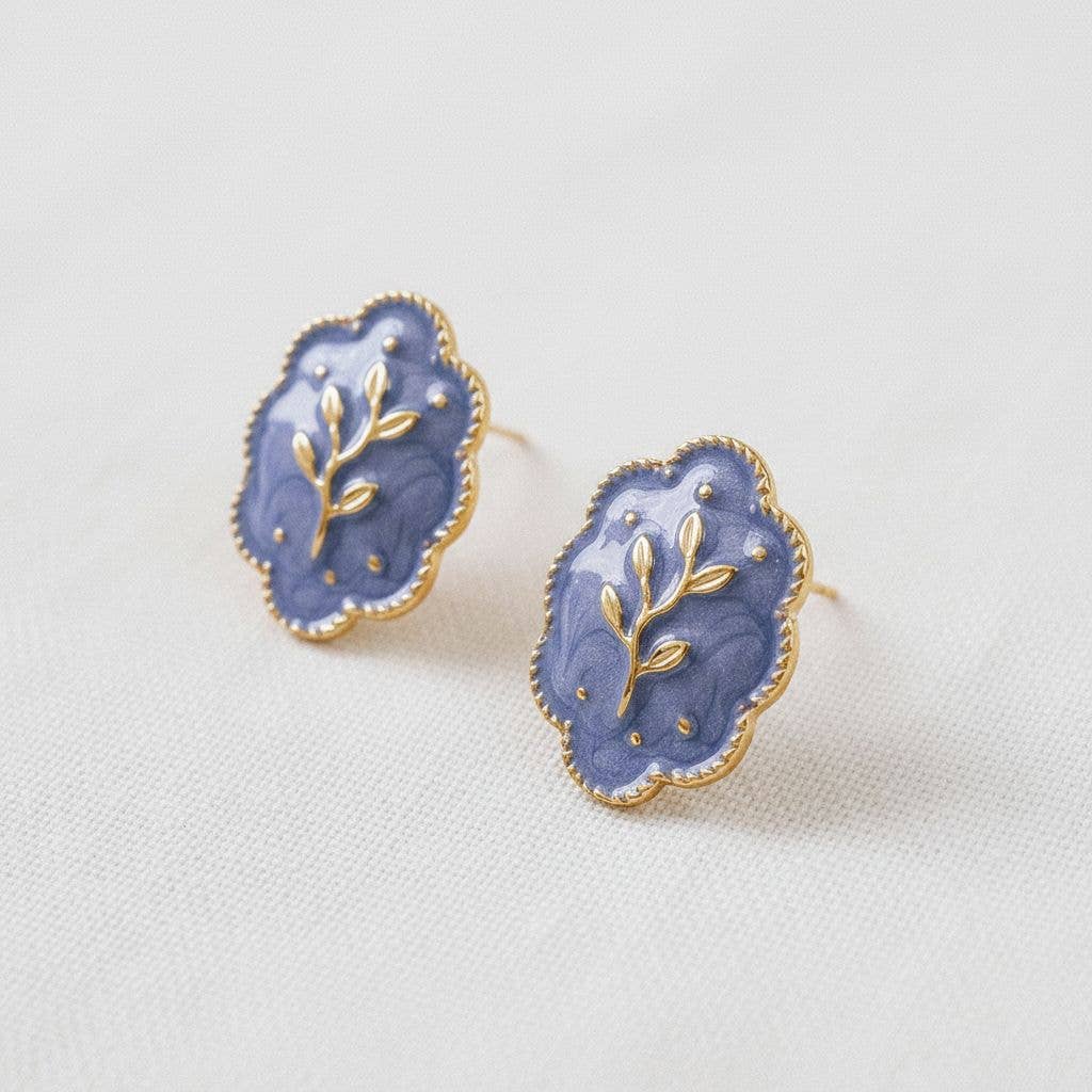 Floral Inspired Drop Earrings