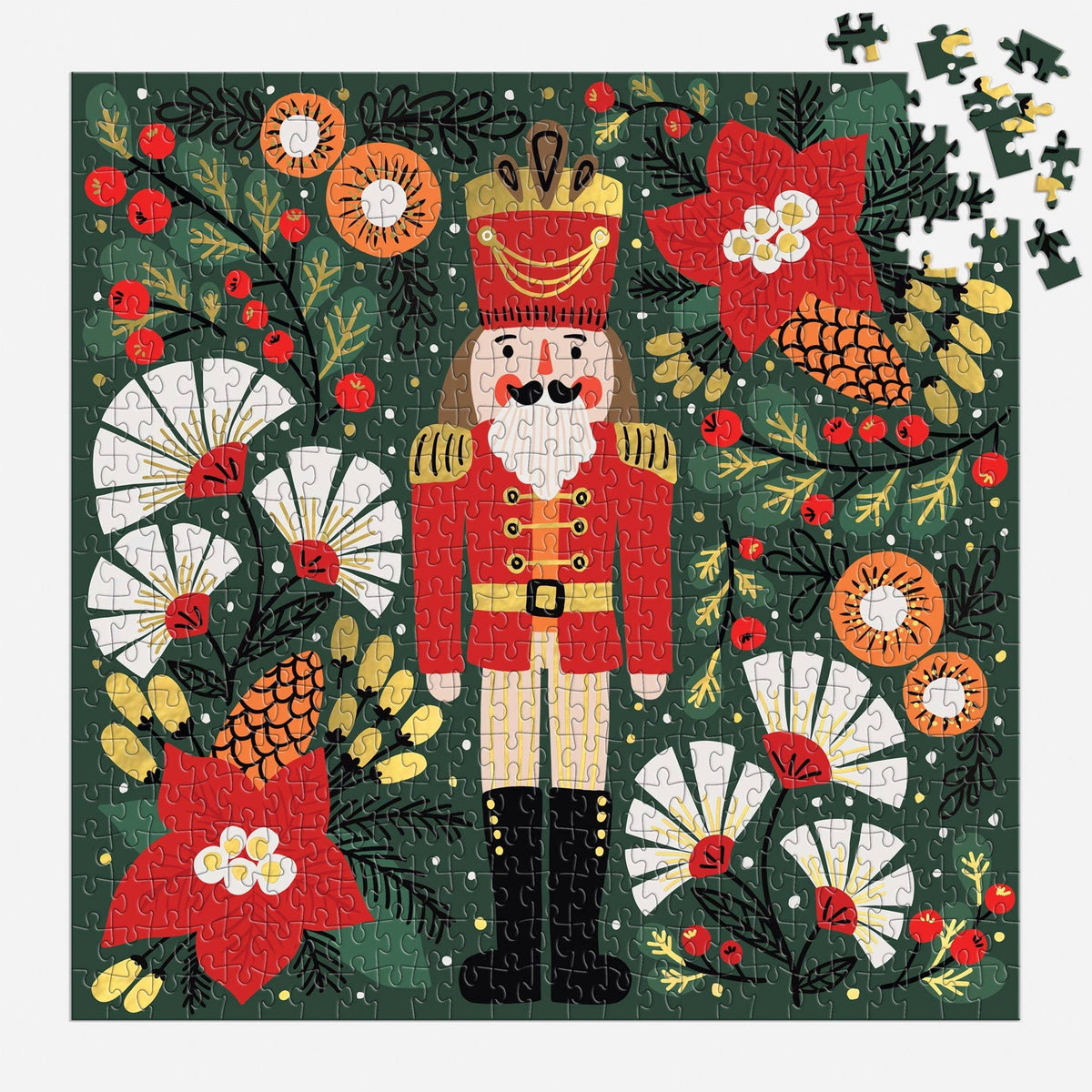 Chronicle Books - Merry Nutcracker 500 Piece Foil Puzzle