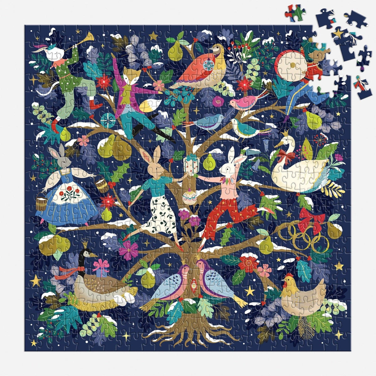 12 Days of Joy 500 Piece Foil Puzzle