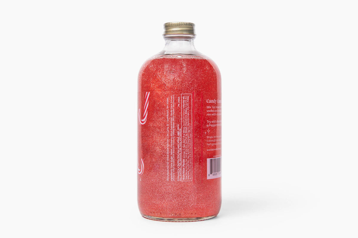 Wood Stove Kitchen - Candy Cane Sparkle Cocktail & Mocktail Mixer, 16 fl oz