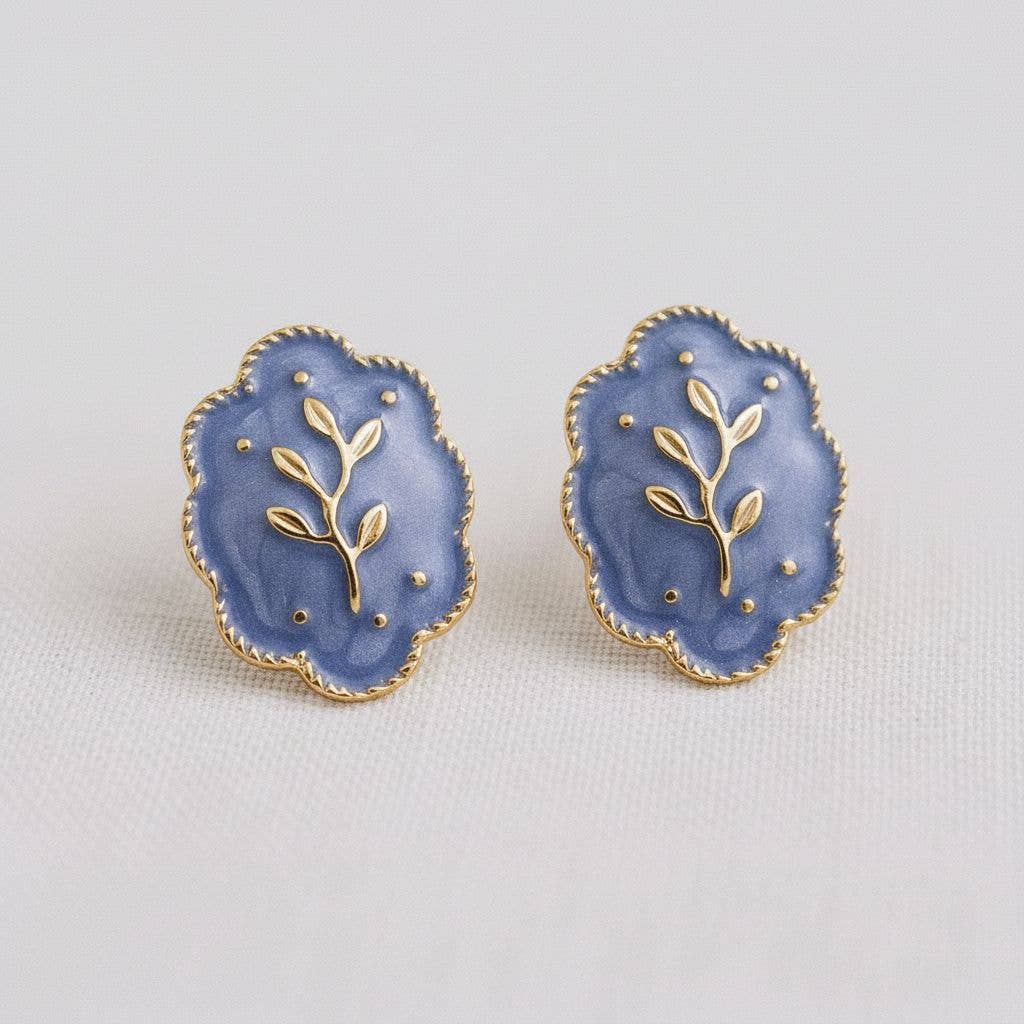 Floral Inspired Drop Earrings