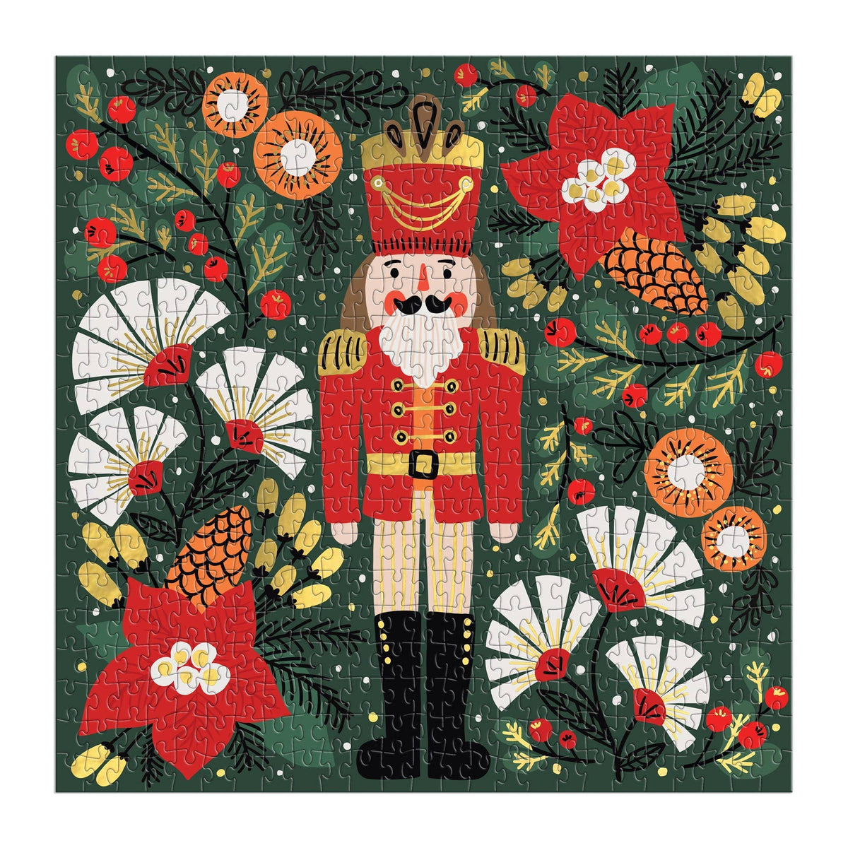 Chronicle Books - Merry Nutcracker 500 Piece Foil Puzzle