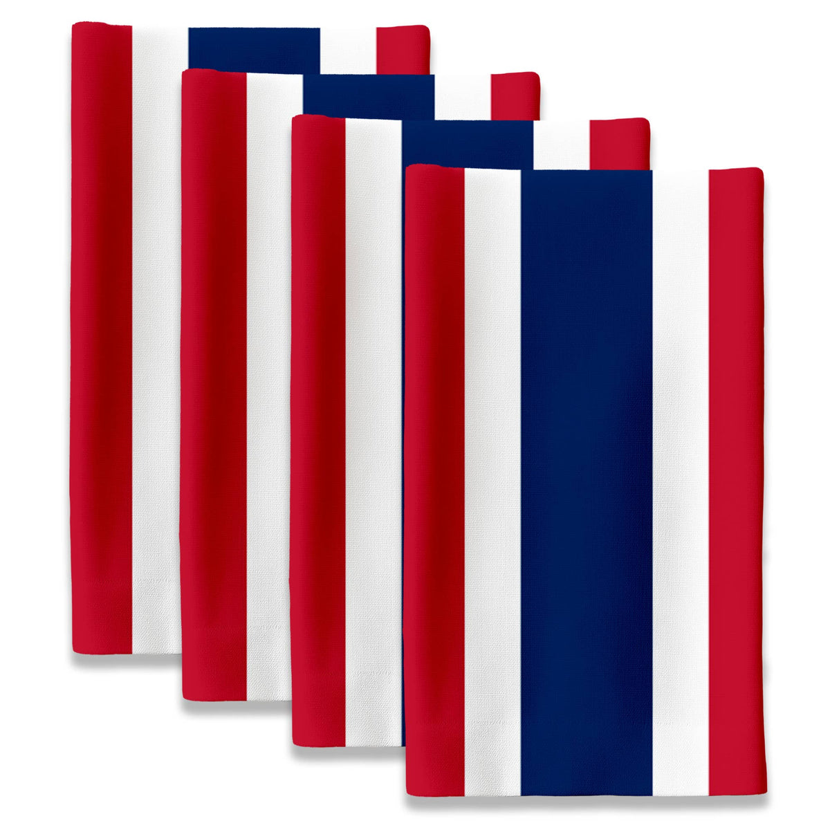 American Red & Blue Stripes Napkins