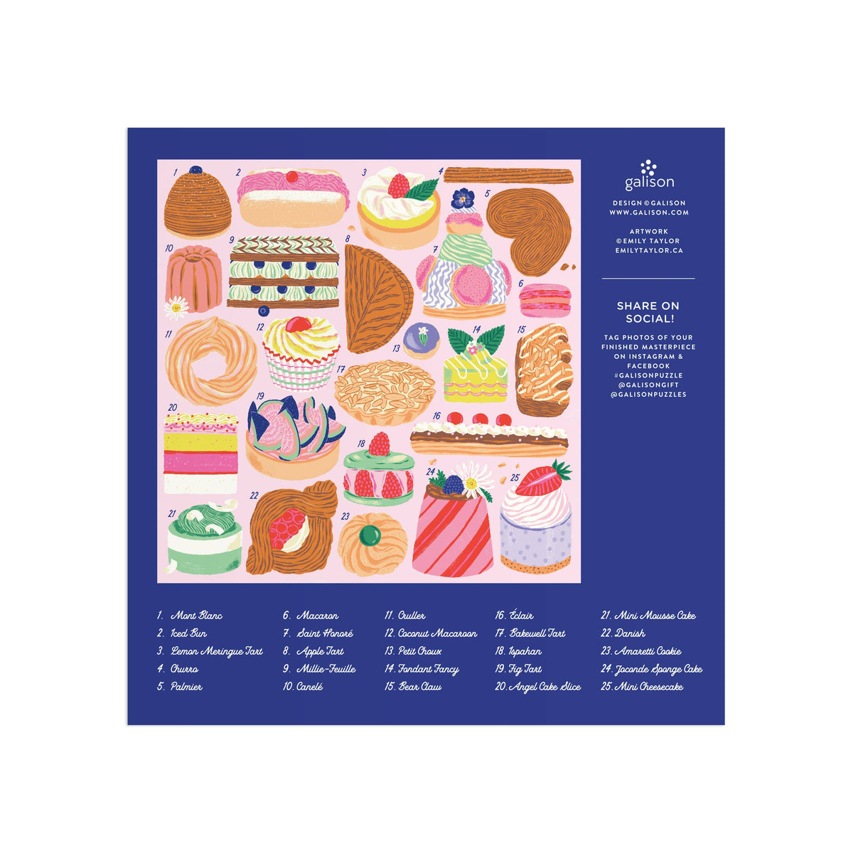 Sweet Confections 500 Piece Puzzle