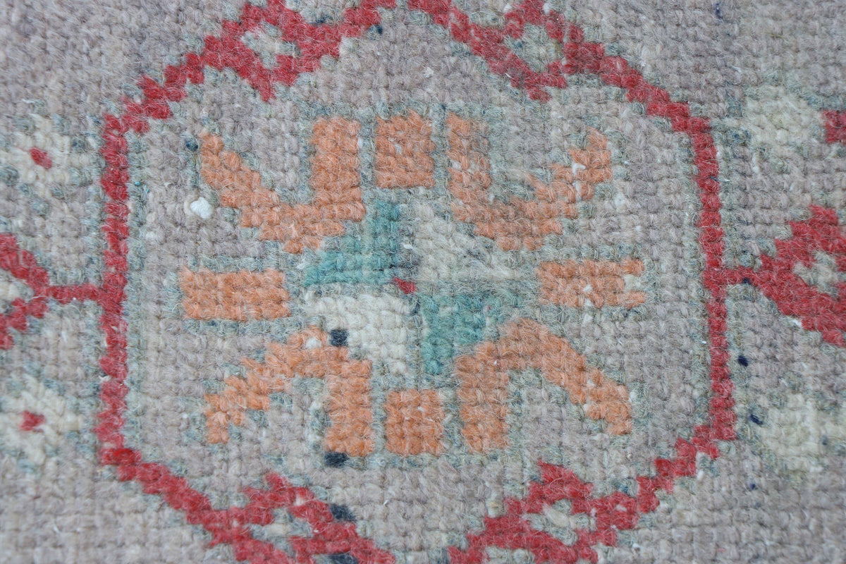 Vintage Turkish Anatolian Boho Rugs for Entry and Decor